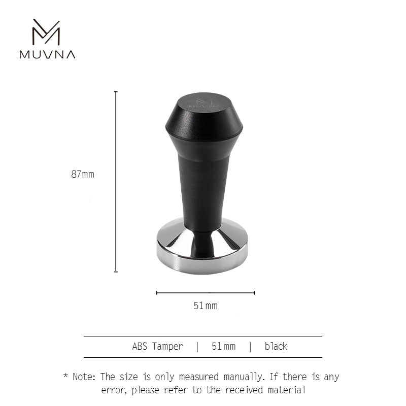 MUVNA Espresso ABS Handle Stainless Steels Base Tamper