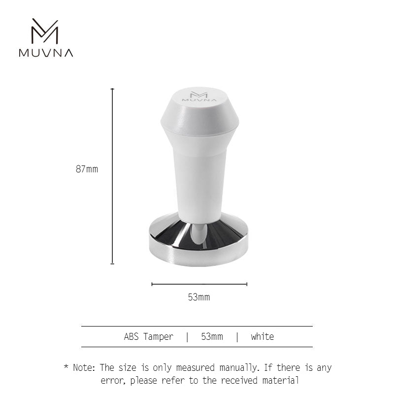MUVNA Espresso ABS Handle Stainless Steels Base Tamper
