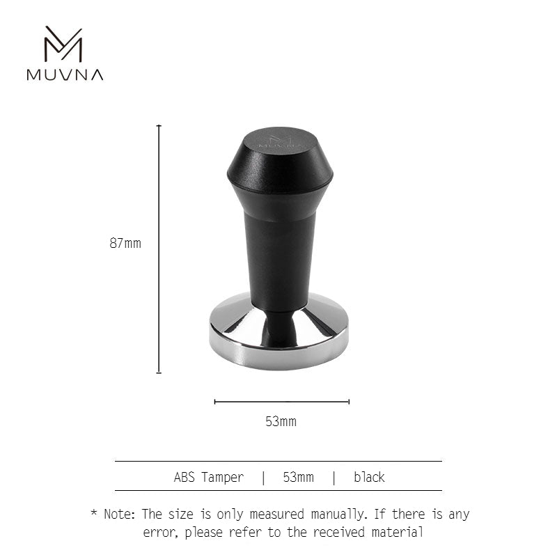 MUVNA Espresso ABS Handle Stainless Steels Base Tamper