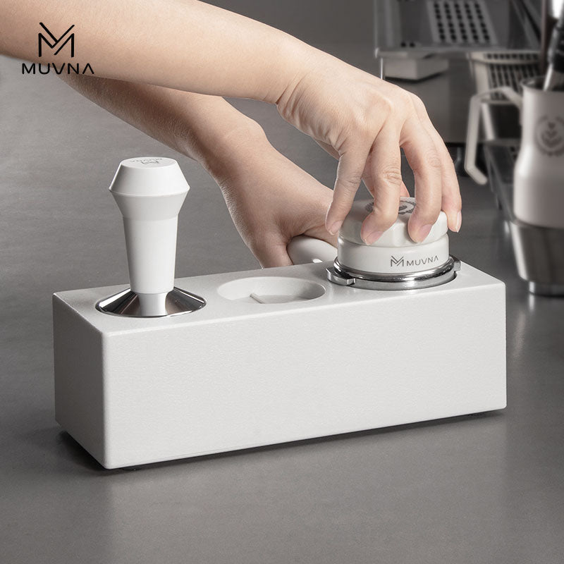 MUVNA Espresso ABS Handle Stainless Steels Base Distributor