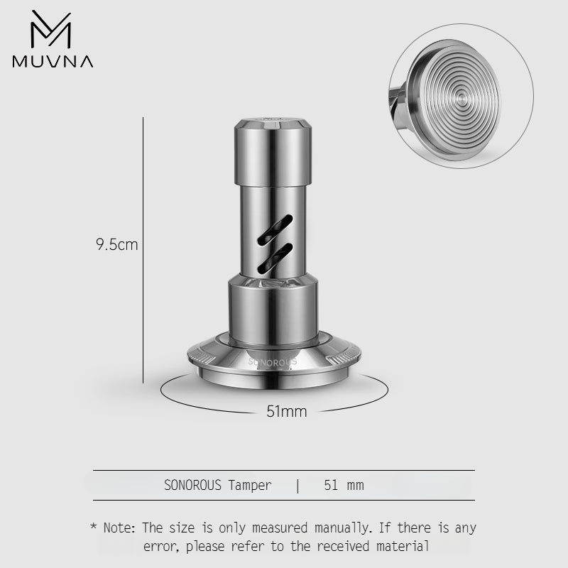 MUVNA Espresso 30 lbs pressure Spring V2 Tamper