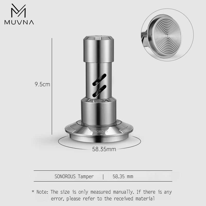 MUVNA Espresso 30 lbs pressure Spring V2 Tamper