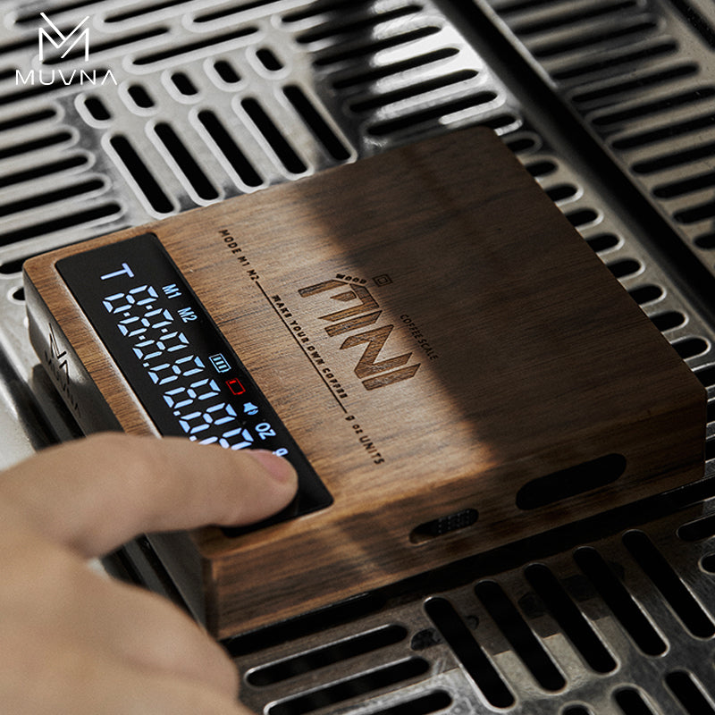 MUVNA Mini Coffee Electronic Scale Walnut