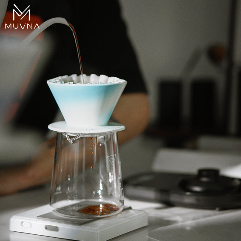 MUVNA Hand Brewed Coffee Cone Filter Cup