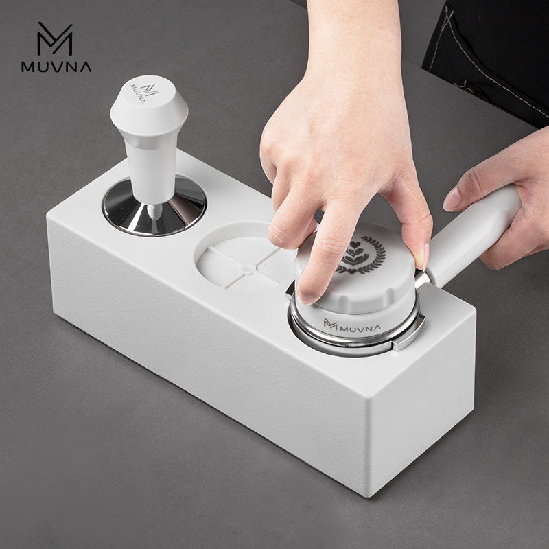 MUVNA Espresso ABS Handle Stainless Steels Base Distributor