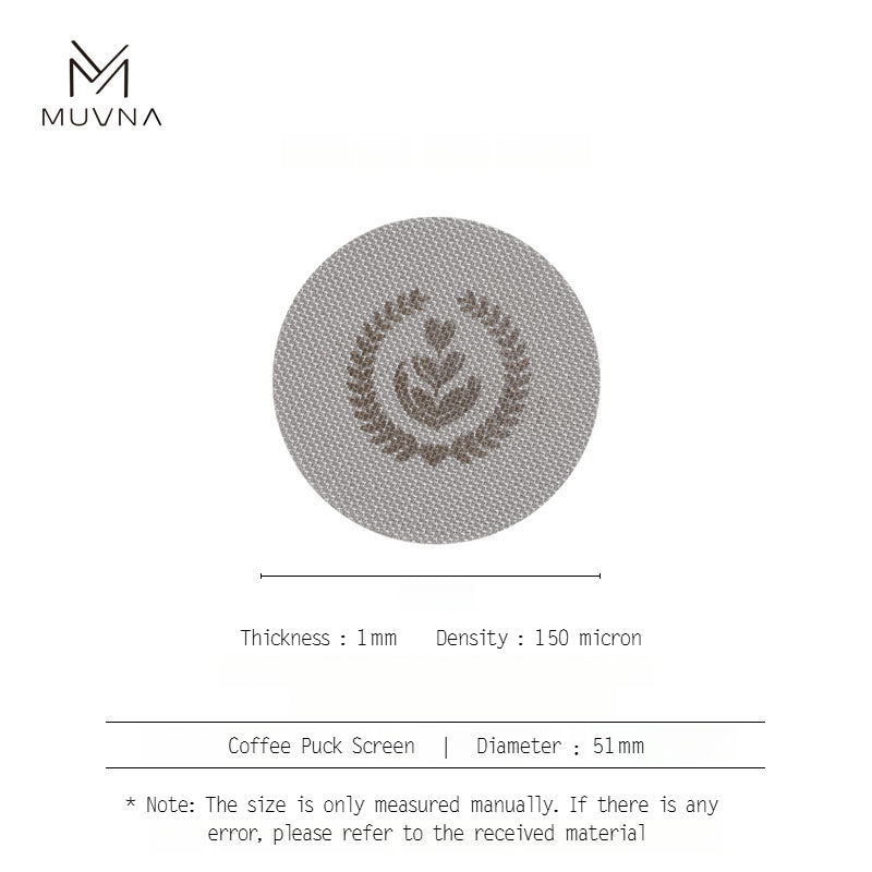 MUVNA Espresso Puck Screen 1mm/1.7mm