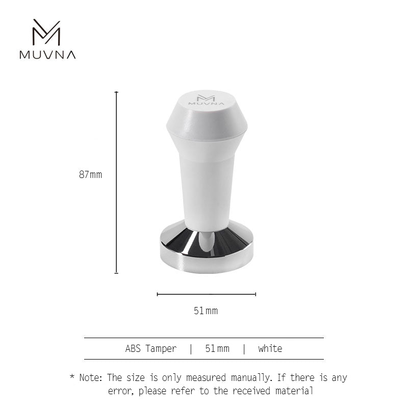MUVNA Espresso ABS Handle Stainless Steels Base Tamper