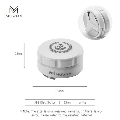 MUVNA Espresso ABS Handle Stainless Steels Base Distributor