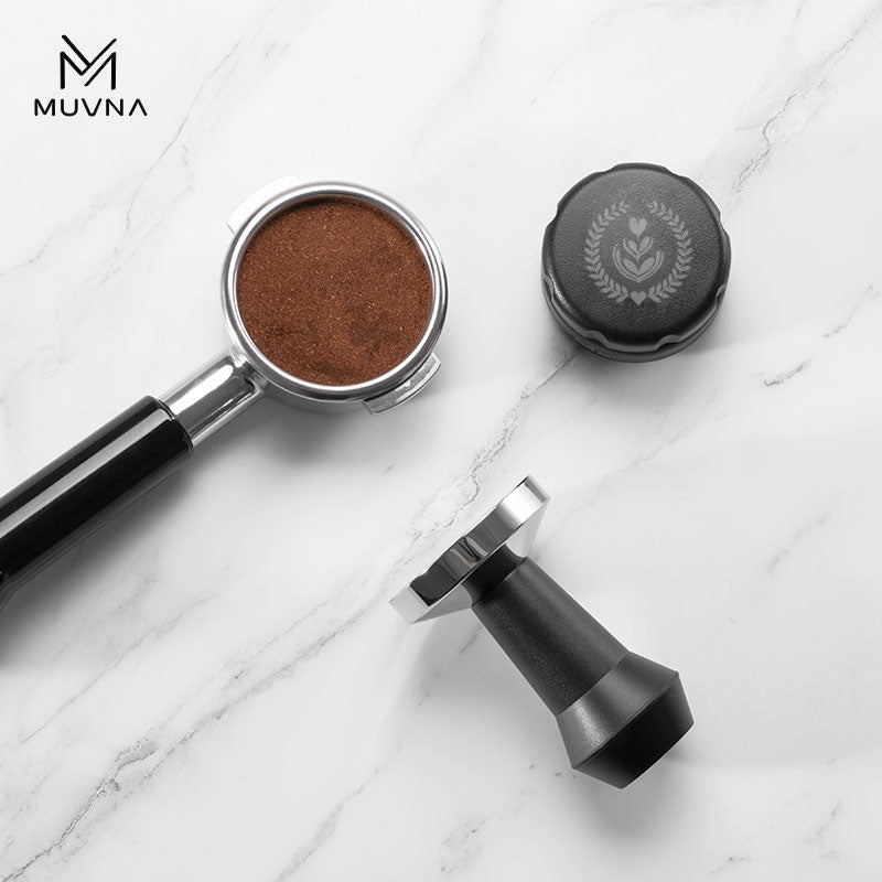 MUVNA Espresso ABS Handle Stainless Steels Base Distributor