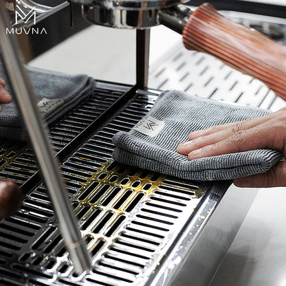 MUVNA Microfiber Barista Cloth, Espresso Cleaning Towel-Coffee Cleaning Accessories fit coffee Machine|Steam Wand|Countertop
