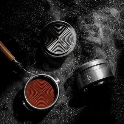 MUVNA Espresso Wooden Gravity Calibrated Tamper/Distributor