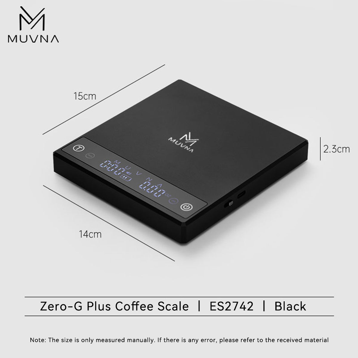 MUVNA Zero G PLUS Coffee Scale